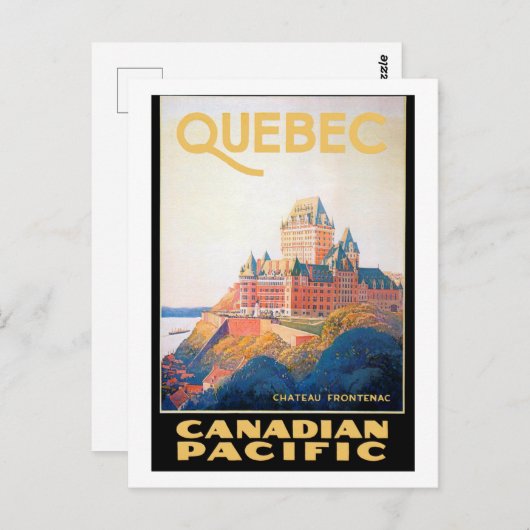 Quebec - Canada Briefkaart (Voorkant / Achterkant)