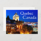 Quebec Canada Briefkaart (Voorkant / Achterkant)