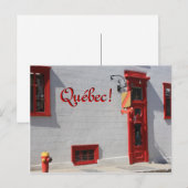 Quebec, Canada Briefkaart (Voorkant / Achterkant)
