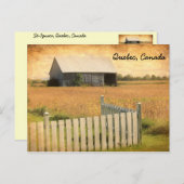 Quebec, Canada briefkaart (Voorkant / Achterkant)