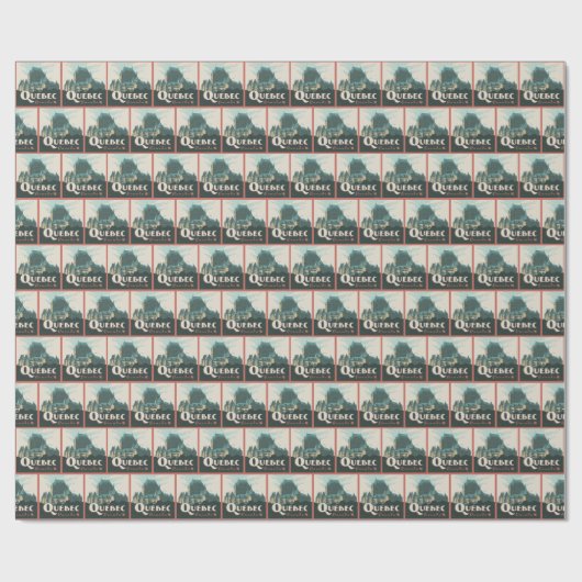 Quebec Canada Château Frontenac | Cadeaupapier (Vlak)