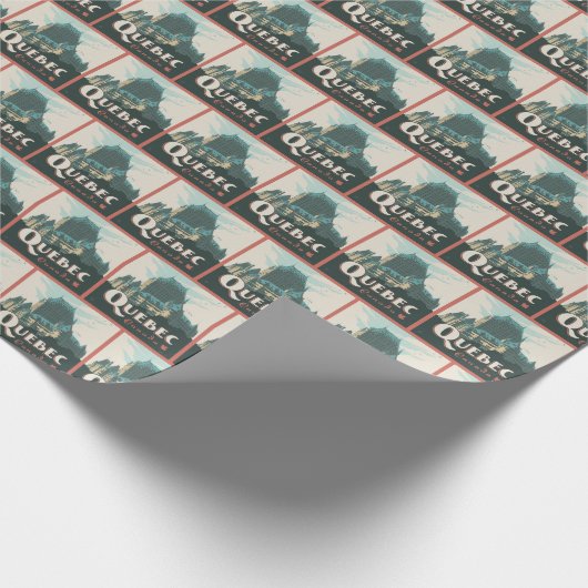 Quebec Canada Château Frontenac | Cadeaupapier (Hoek)