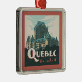 Quebec Canada Château Frontenac | Metalen Ornament (Rechts)