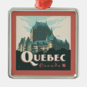 Quebec Canada Château Frontenac | Metalen Ornament (Voorkant)