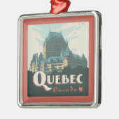 Quebec Canada Château Frontenac | Metalen Ornament (Links)
