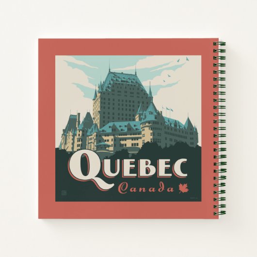 Quebec Canada Château Frontenac | Notitieboek (Achterkant)