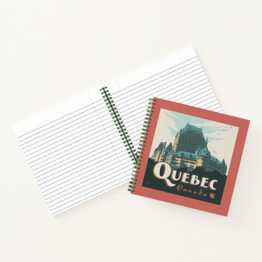 Quebec Canada Château Frontenac | Notitieboek (Binnen)