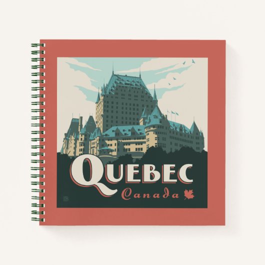 Quebec Canada Château Frontenac | Notitieboek (Voorkant)
