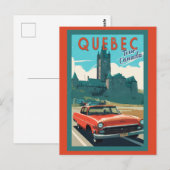  Quebec Canada Chateau Frontenac Reizen Briefkaart (Voorkant / Achterkant)