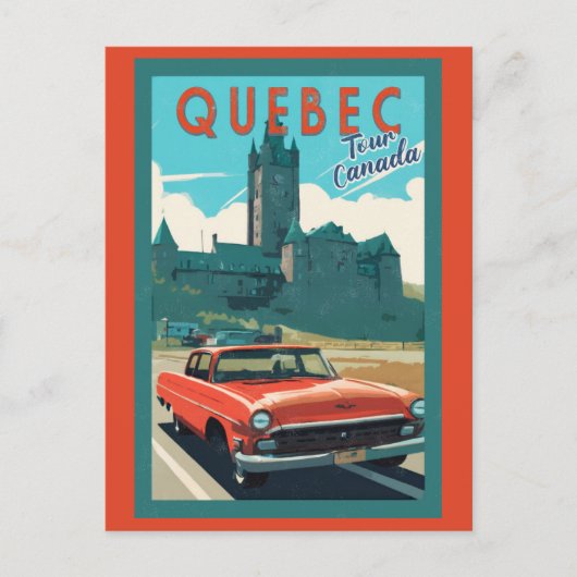  Quebec Canada Chateau Frontenac Reizen Briefkaart (Voorkant)