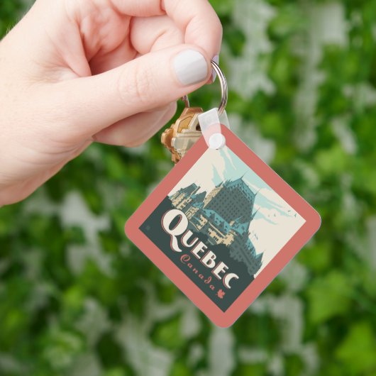 Quebec Canada Château Frontenac | Sleutelhanger (Hand)