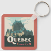 Quebec Canada Château Frontenac | Sleutelhanger (Achterkant)