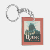 Quebec Canada Château Frontenac | Sleutelhanger (Voorkant Links)