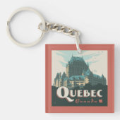 Quebec Canada Château Frontenac | Sleutelhanger (Voorkant)