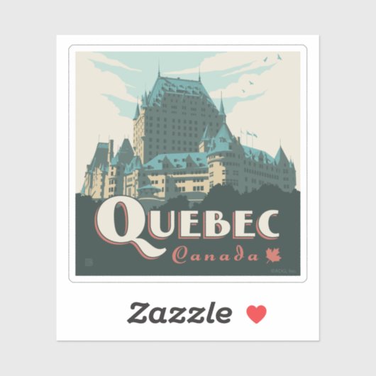Quebec Canada Château Frontenac | Sticker (Vel)