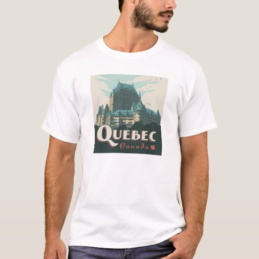 Quebec Canada Château Frontenac | T-shirt (Voorkant)