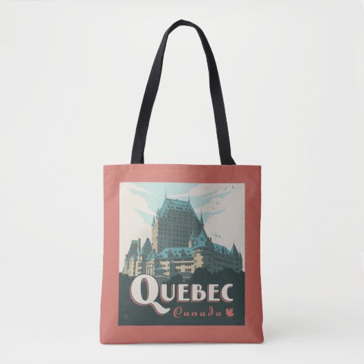 Quebec Canada Château Frontenac | Tote Bag (Voorkant)