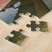 Quebec, Canada. Galipeault overdekte brug in Legpuzzel (Zijkant)