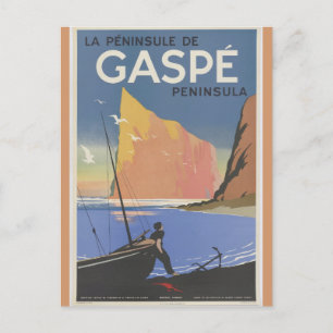  Quebec Canada Gaspe Peninsula Reizen Briefkaart