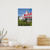 Quebec, Canada. Historic Hotel Tadoussac, 2 Poster (Keuken)