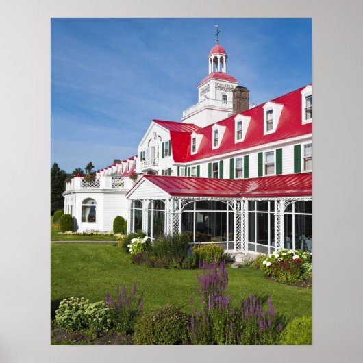 Quebec, Canada. Historic Hotel Tadoussac, 2 Poster (Voorkant)
