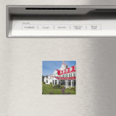 Quebec, Canada. Historisch Hotel Tadoussac, 2 Magneet (Insitu (Vaatwasser))