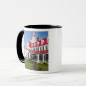 Quebec, Canada. Historisch Hotel Tadoussac, 2 Mok (Voorkant links)