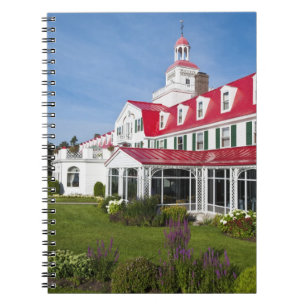 Quebec, Canada. Historisch Hotel Tadoussac, 2 Notitieboek