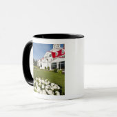 Quebec, Canada. Historisch Hotel Tadoussac, 3 Mok (Voorkant links)