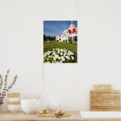 Quebec, Canada. Historisch Hotel Tadoussac, 3 Poster (Keuken)