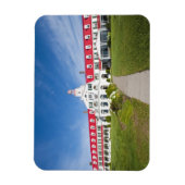 Quebec, Canada. Historisch Hotel Tadoussac, Magneet (Verticaal)