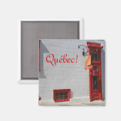 Quebec, Canada Magneet (Voorkant / Achterkant)