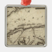 Quebec, Canada Metalen Ornament (Voorkant)