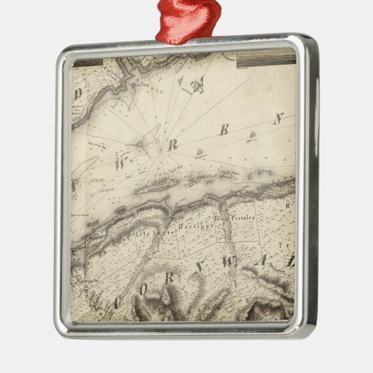 Quebec, Canada Metalen Ornament (Links)