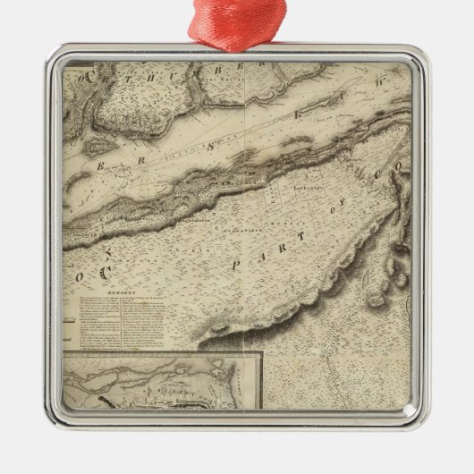 Quebec, Canada Metalen Ornament (Voorkant)