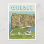 Quebec Canada Reis Oude Stijl Briefkaart (Voorkant)