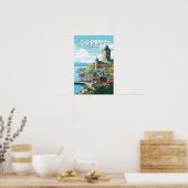 Quebec Canada Reizen Kunst Vintage Poster (Keuken)