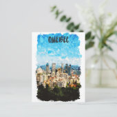 Quebec Canada stadsgezicht Briefkaart (Staand voorkant)