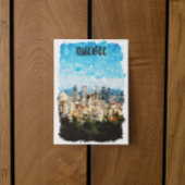 Quebec Canada stadsgezicht Briefkaart