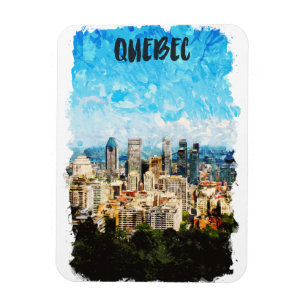 Quebec Canada stadsgezicht Magneet