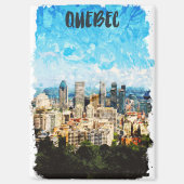 Quebec Canada stadsgezicht Magneet (Voorkant)