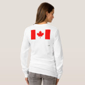 QUEBEC, CANADA T-SHIRT (Achterkant volledig)