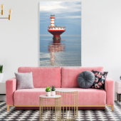 Quebec, Canada. Tadoussac. Canvas Afdruk (Insitu (Woonkamer))