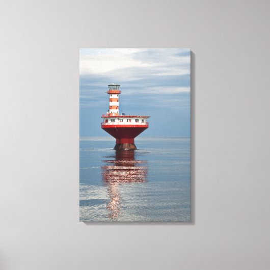 Quebec, Canada. Tadoussac. Canvas Afdruk (Voorkant)