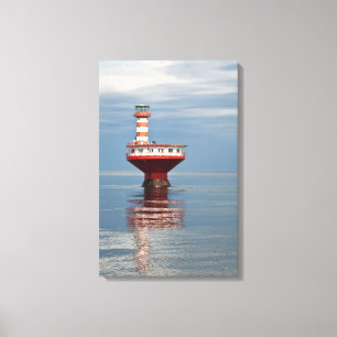 Quebec, Canada. Tadoussac. Canvas Afdruk