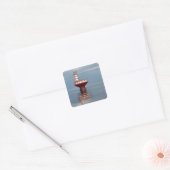 Quebec, Canada. Tadoussac. Vierkante Sticker (Envelop)