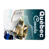 Québec Canada vintage-poster Magneet (Horizontaal)