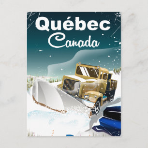 Québec Canada vintage reisposter Briefkaart