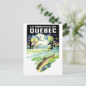 Quebec, Canada. Vissen in rivier Briefkaart (Staand voorkant)