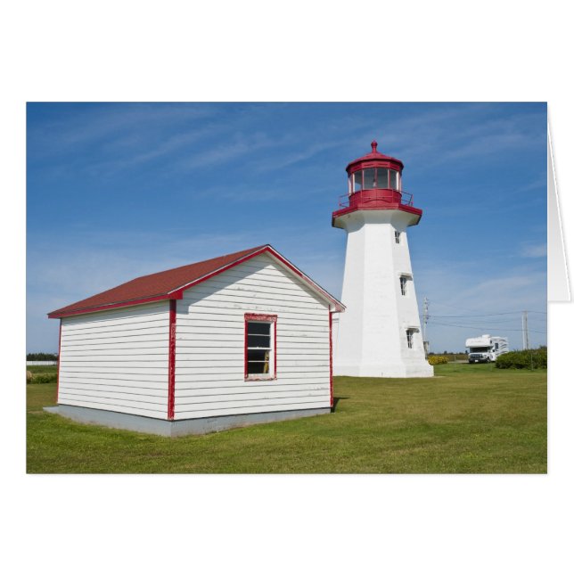 Quebec, Canada. Vuurtoren Cap D'Espoir. (Voorkant Horizontaal)